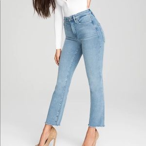 Good American Good Straight Split Pocket Jeans